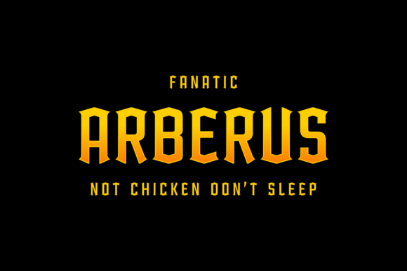 Arberus: A Bold Typeface for Branding Projects
