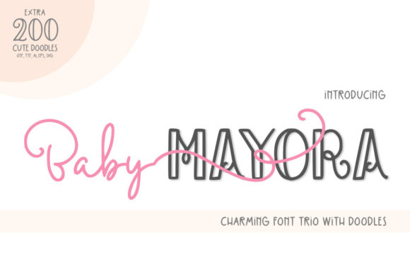 Baby Mayora: A Font for Crafting Warm, Creative Stories