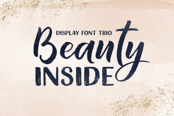 Beauty Inside: The Hand-Drawn Font Trio for Authentic Campaigns