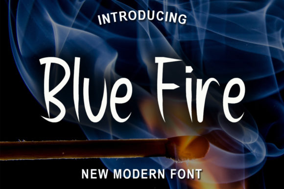 Blue Fire: A Display Font That Fuels Your Brand's Identity