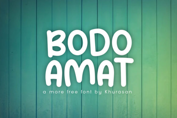 Bodo Amat: A Modern Display Font for Digital Designers