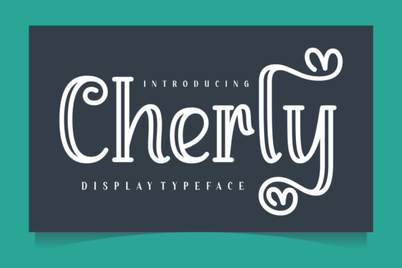Cherly: A Refined Display Font for Editorial Mood