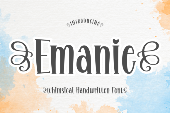 Emanie: A Chic Display Font for Modern Campaigns