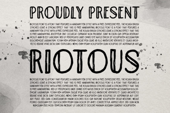Exploring Riotous: A Display Font for Dynamic Websites