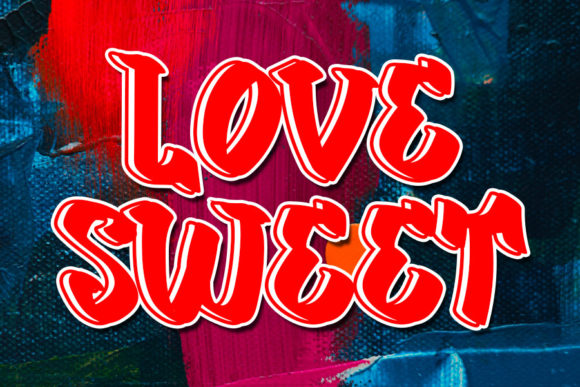 Love Sweet: A Playful Display Font for Digital Branding
