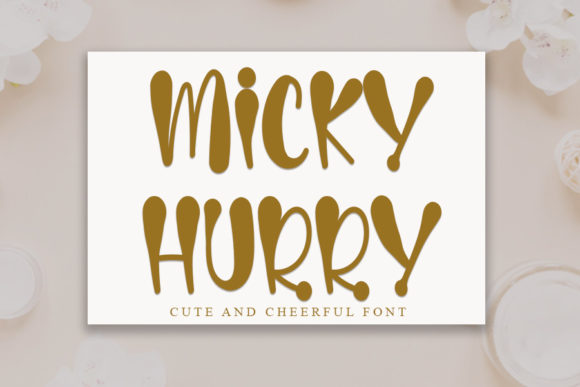 Micky Hurry: A Modern Web Design Font