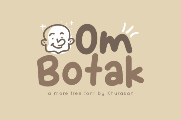 Om Botak: A Modern Font for Editorial Storytelling