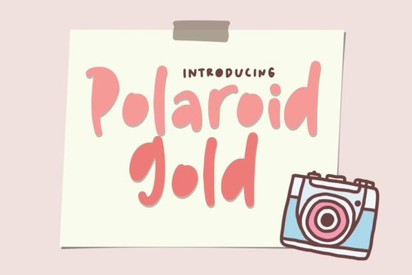 Polaroid Gold: A Display Font Built for Digital Character