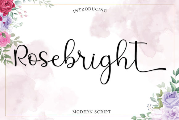 Rosebright: The Simple Font That Makes Your Brand Look Polished