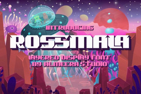 Rossmala: A Display Font Designed for Digital Visibility