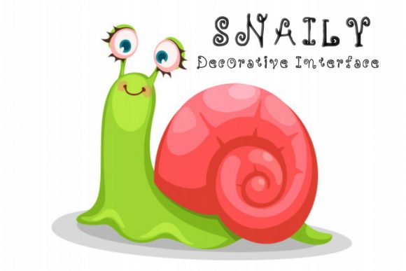 Snaily: A Playful Display Font for Digital Brand Personality