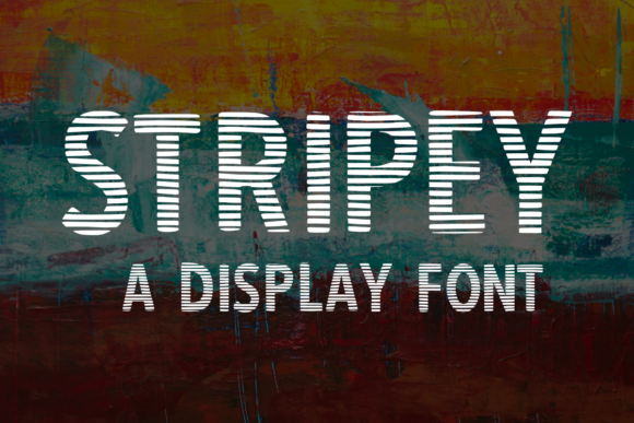 Stripey Font: A Retro Display Typeface for Modern Digital Creators