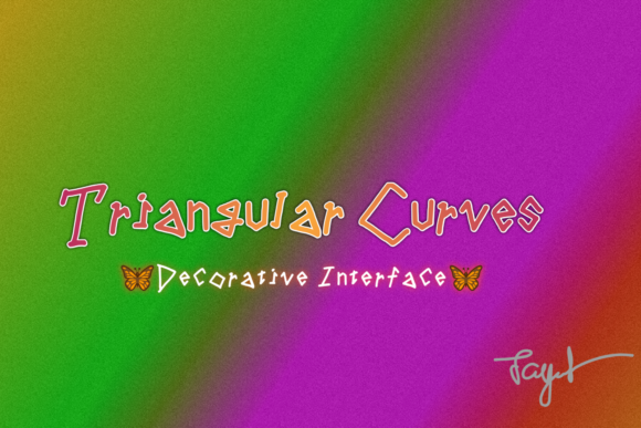 Testing Triangular Curves: A Web Designer's Font Experiment