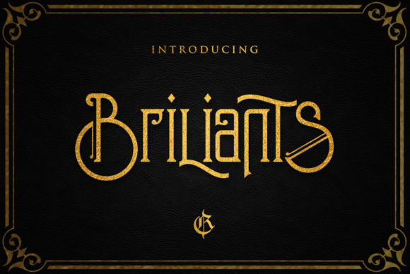 The Briliants Typeface: An Elegant Display Font for Digital Design