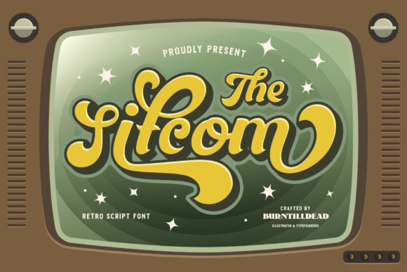 The Sitcom: A Display Font for Characterful Branding