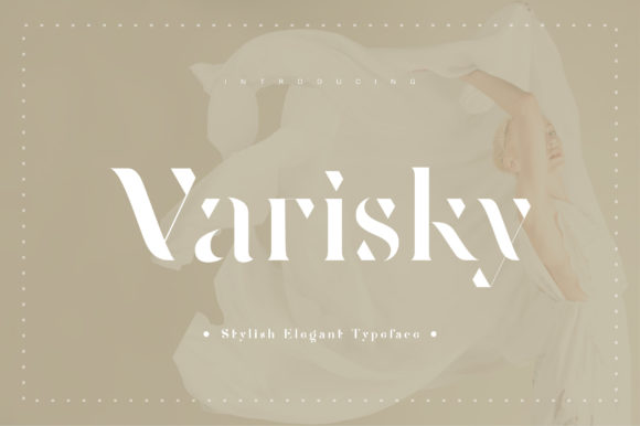 Varisky: A Display Font for Editors Who Value Character