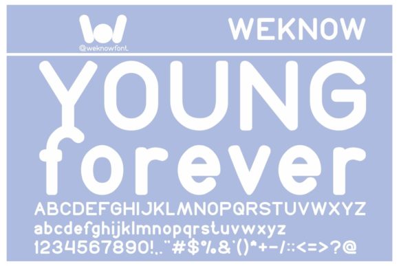 Young and Forever: The Friendly Font for Crafters